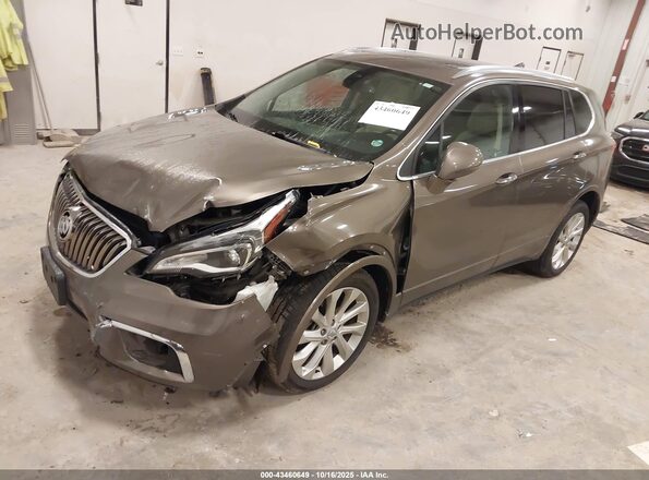 LRBFXESXXGD211494 2016 BUICK ENVISION Brown Передня ліва чверть