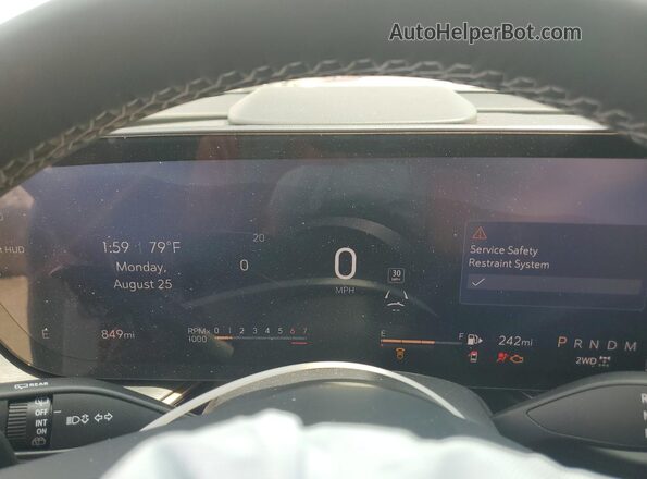 LRBFZME47SD089031 2025 BUICK ENVISION White Vista del cuadro de instrumentos