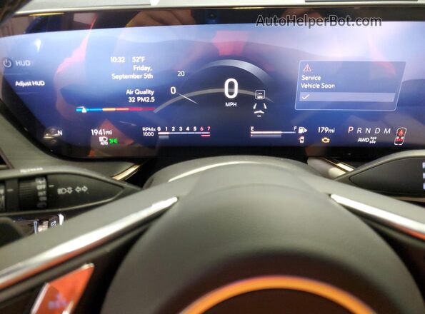 LRBFZME49SD015013 2025 BUICK ENVISION Blue Instrument cluster view