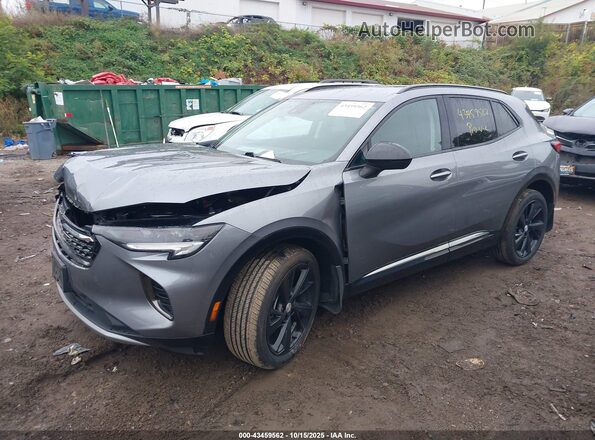 LRBFZMR40MD048124 2021 BUICK ENVISION Gray Przód lewy