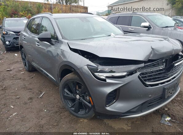 LRBFZMR40MD048124 2021 BUICK ENVISION Gray Widok z przodu