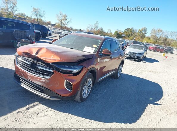 LRBFZMR43MD198969 2021 BUICK ENVISION Orange Front left
