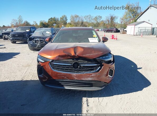 LRBFZMR43MD198969 2021 BUICK ENVISION Orange Instrument cluster view