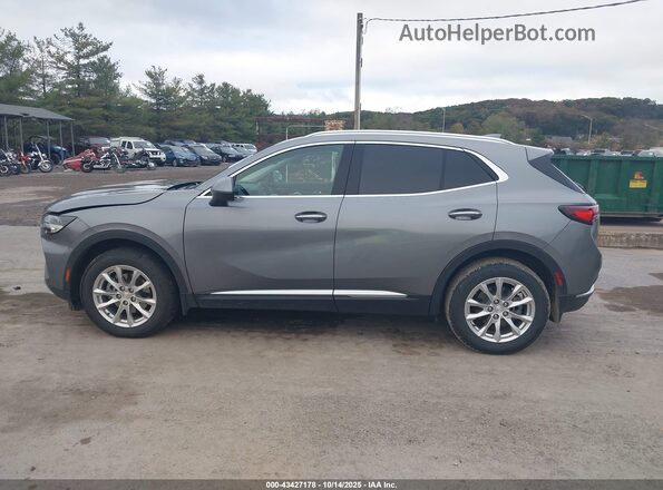 LRBFZMR48MD104956 2021 BUICK ENVISION Gray 360 interior view