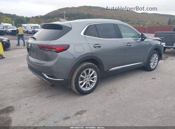 LRBFZMR48MD104956 2021 BUICK ENVISION Gray Rear right