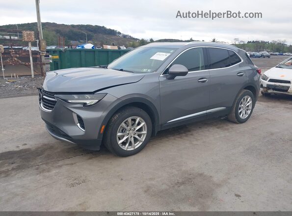 LRBFZMR48MD104956 2021 BUICK ENVISION Gray Front left