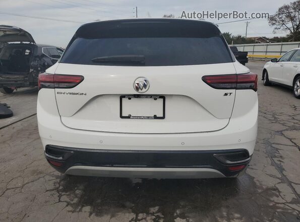 LRBFZNR45MD104175 2021 BUICK ENVISION White Вид ззаду