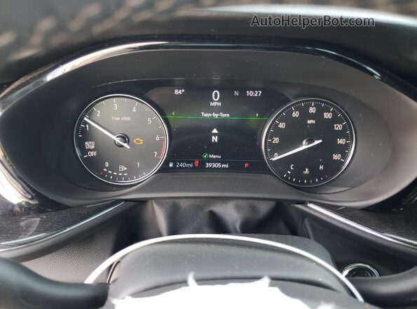 LRBFZNR45PD017722 2023 BUICK ENVISION Black Widok zestawu wskaźników
