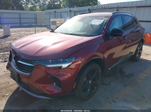 LRBFZNR46MD059893 2021 BUICK ENVISION Red Front left