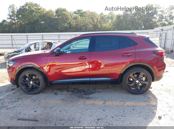 LRBFZNR46MD059893 2021 BUICK ENVISION Red 360 interior view