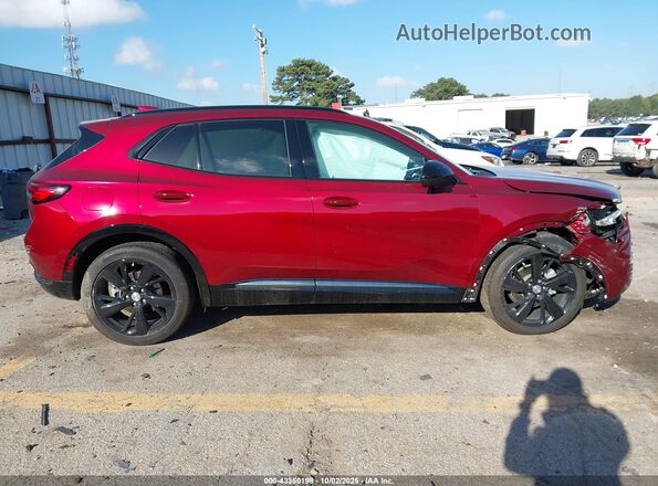 LRBFZNR46MD059893 2021 BUICK ENVISION Red Rear interior view