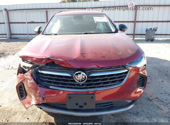 LRBFZNR46MD059893 2021 BUICK ENVISION Red Instrument cluster view