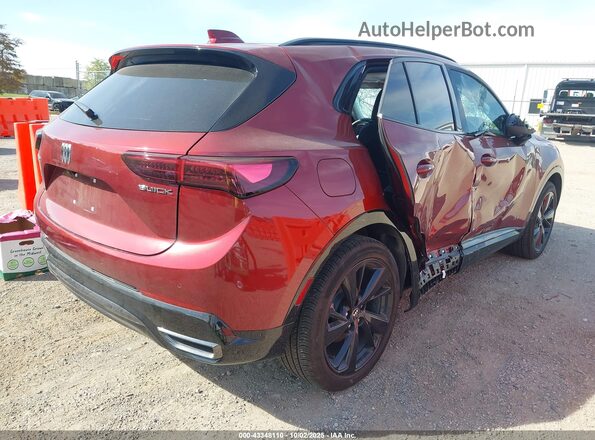 LRBFZPE47RD052122 2024 BUICK ENVISION Maroon Trasero derecho