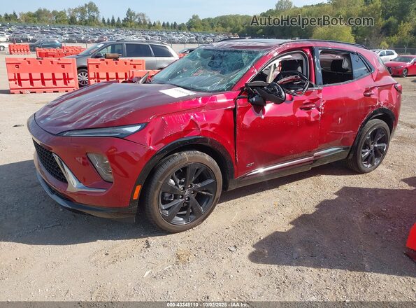 LRBFZPE47RD052122 2024 BUICK ENVISION Maroon Vista tres cuartos delantera izquierda