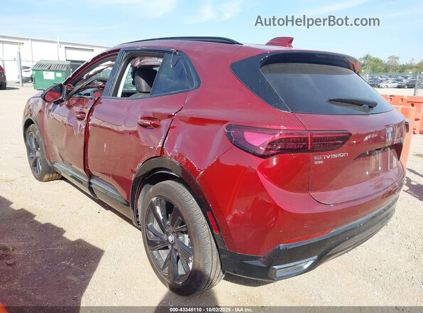 LRBFZPE47RD052122 2024 BUICK ENVISION Maroon Trasero izquierdo