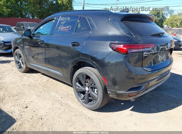 LRBFZPR46MD197610 2021 BUICK ENVISION Black Задня ліва чверть