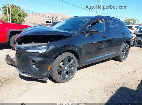LRBFZPR46MD197610 2021 BUICK ENVISION Black Передня ліва чверть