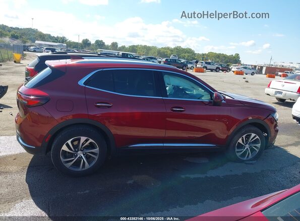 LRBFZPR48MD126912 2021 BUICK ENVISION Red Vista interior trasera
