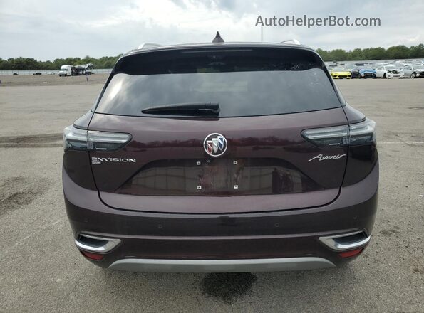 LRBFZSR4XND016545 2022 BUICK ENVISION Purple Вид ззаду