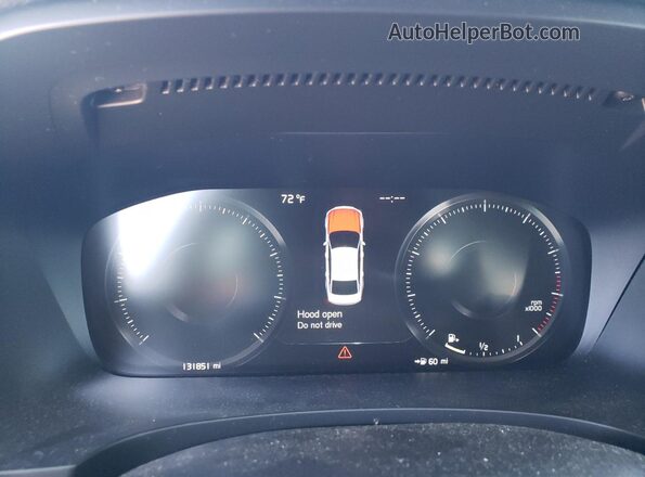 LVYA22MK3LP170041 2020 VOLVO S90 Black ხელსაწყოთა პანელის ხედი