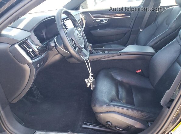 LVYA22MK3LP170041 2020 VOLVO S90 Black წინა სალონის ხედი