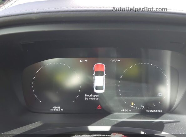 LVYA22ML2LP171321 2020 VOLVO S90 White უკანა სავარძლების ხედი