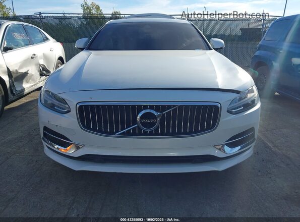 LVYA22ML2LP171321 2020 VOLVO S90 White ხელსაწყოთა პანელის ხედი