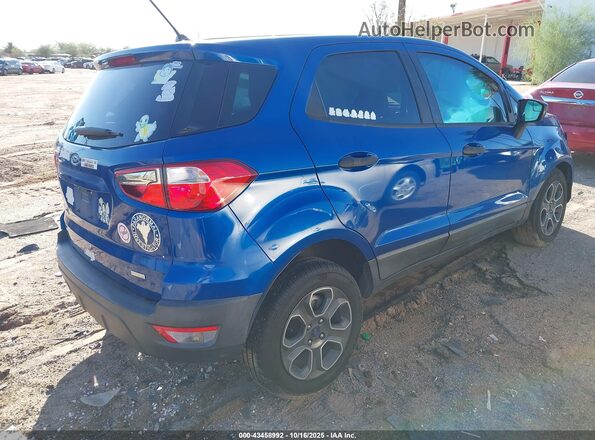 MAJ3P1RE1JC220752 2018 FORD ECOSPORT Blue 