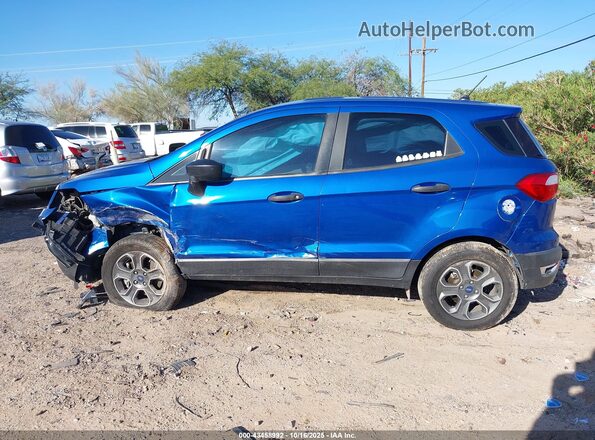 MAJ3P1RE1JC220752 2018 FORD ECOSPORT Blue 