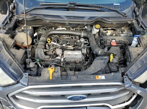 MAJ3P1TE3JC221247 2018 FORD ECOSPORT Blue 