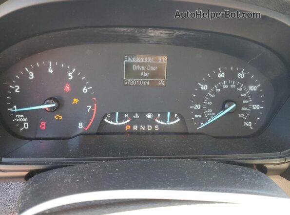 MAJ3S2FE1LC388189 2020 FORD ECOSPORT Красный Вид щитка приборов