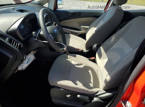 MAJ3S2FE1LC388189 2020 FORD ECOSPORT Красный Вид салона спереди