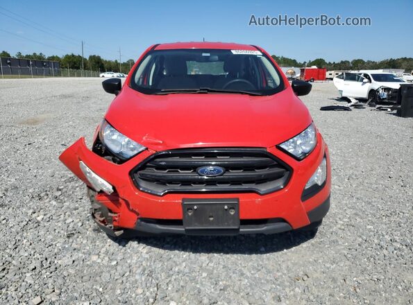 MAJ3S2FE1LC388189 2020 FORD ECOSPORT Красный Вид спереди