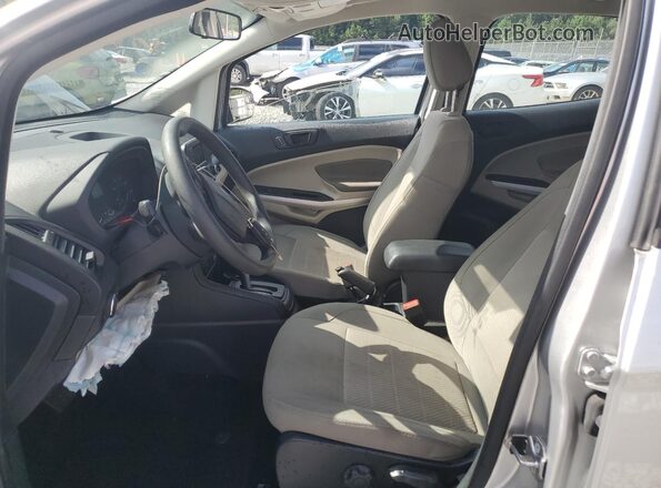 MAJ3S2FE2MC453570 2021 FORD ECOSPORT Silver Front interior view