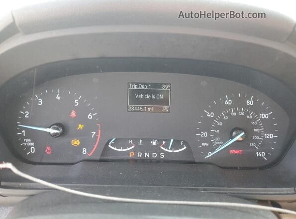 MAJ3S2FE2MC453570 2021 FORD ECOSPORT Silver Instrument cluster view