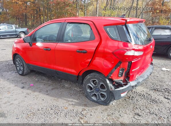 MAJ3S2FE3LC346011 2020 FORD ECOSPORT Красный Задняя левая четверть