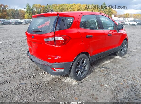 MAJ3S2FE3LC346011 2020 FORD ECOSPORT Красный Задняя правая четверть