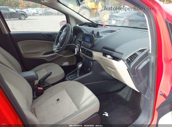 MAJ3S2FE3LC346011 2020 FORD ECOSPORT Красный Вид салона спереди
