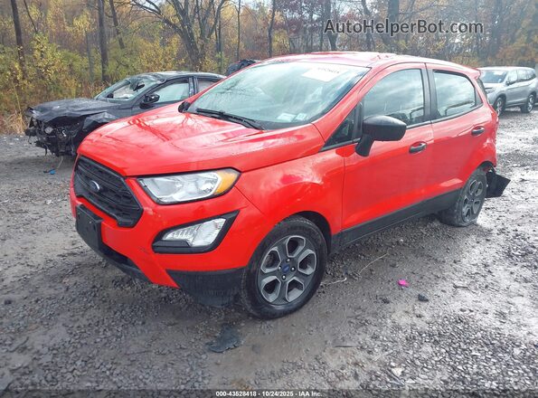 MAJ3S2FE3LC346011 2020 FORD ECOSPORT Красный Передняя левая четверть