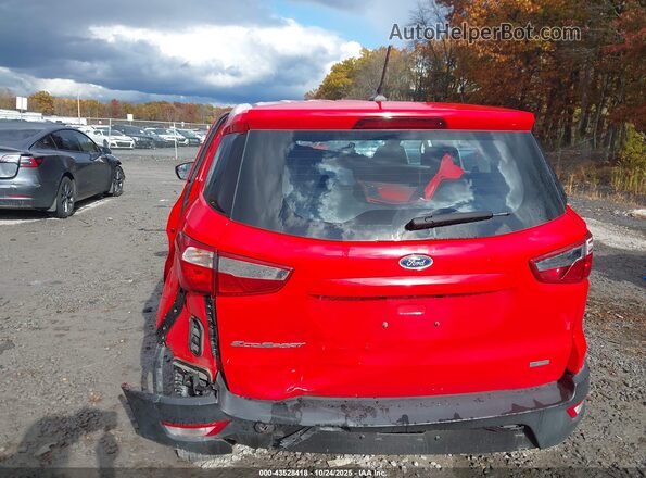 MAJ3S2FE3LC346011 2020 FORD ECOSPORT Красный Вид спереди