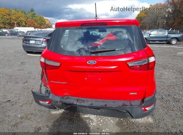 MAJ3S2FE3LC346011 2020 FORD ECOSPORT Красный 