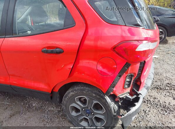 MAJ3S2FE3LC346011 2020 FORD ECOSPORT Красный 