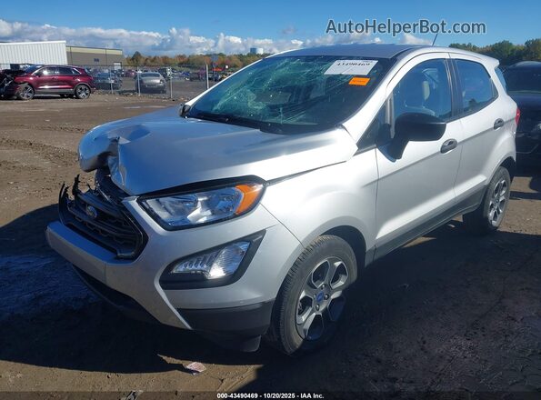MAJ3S2FE6MC443625 2021 FORD ECOSPORT Silver Առջևի ձախ երեք քառորդ տեսարան