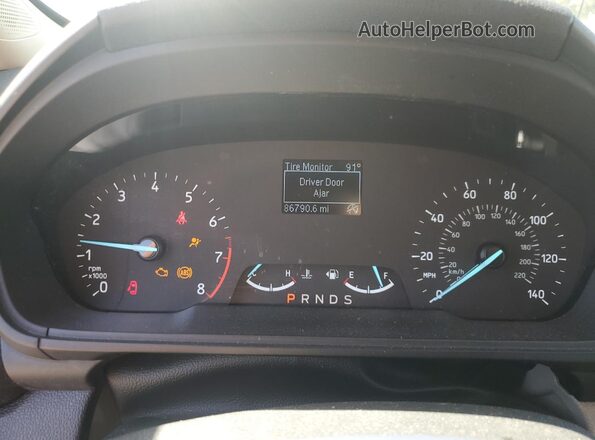 MAJ3S2FE7LC348876 2020 FORD ECOSPORT Серый Вид щитка приборов