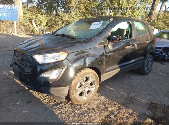 MAJ3S2FE8LC338275 2020 FORD ECOSPORT Black Առջևի ձախ երեք քառորդ տեսարան