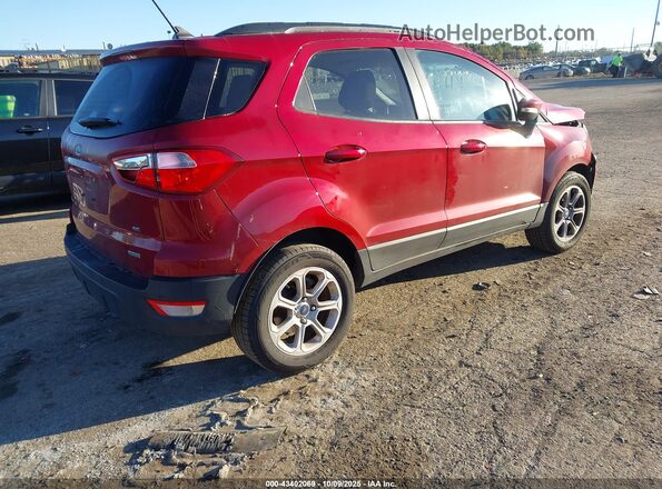 MAJ3S2GE0LC394483 2020 FORD ECOSPORT Maroon Задня права чверть