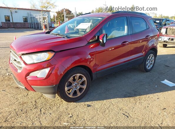 MAJ3S2GE0LC394483 2020 FORD ECOSPORT Maroon Передня ліва чверть