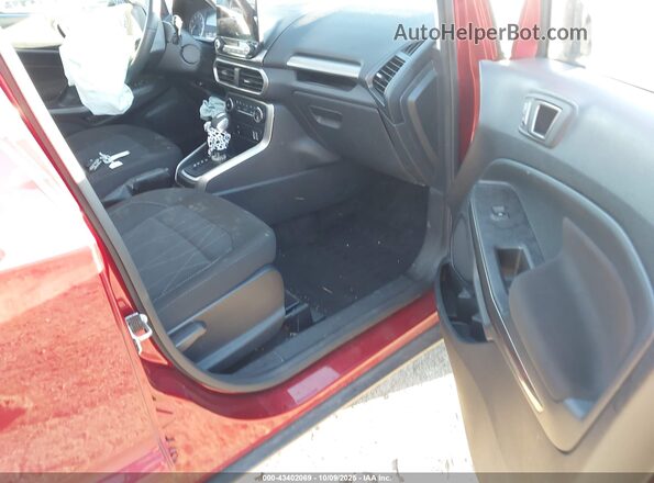 MAJ3S2GE0LC394483 2020 FORD ECOSPORT Maroon Вид салону спереду