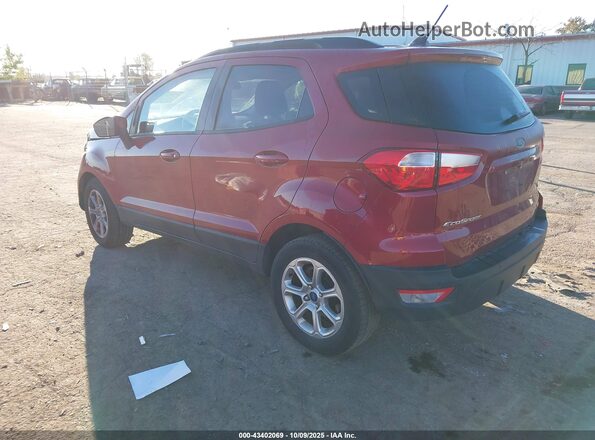 MAJ3S2GE0LC394483 2020 FORD ECOSPORT Maroon Задня ліва чверть