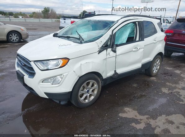 MAJ3S2GE2LC348153 2020 FORD ECOSPORT White Առջևի ձախ երեք քառորդ տեսարան